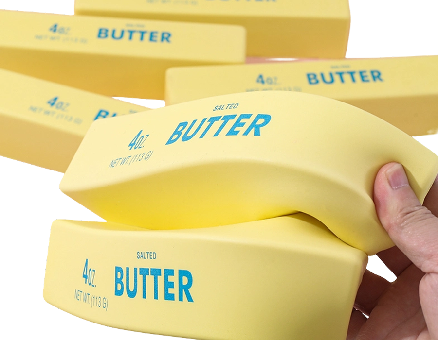 Mittelgroßes Butterstabspielzeug