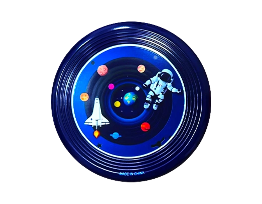 Flugscheibe mit Astronautenthema