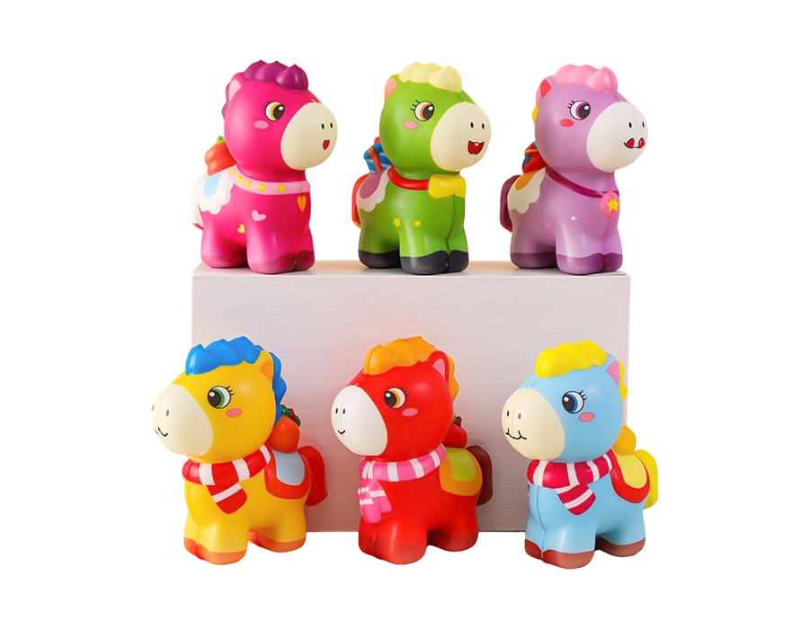 Langsam aufsteigendes Spielzeug in Ponyform