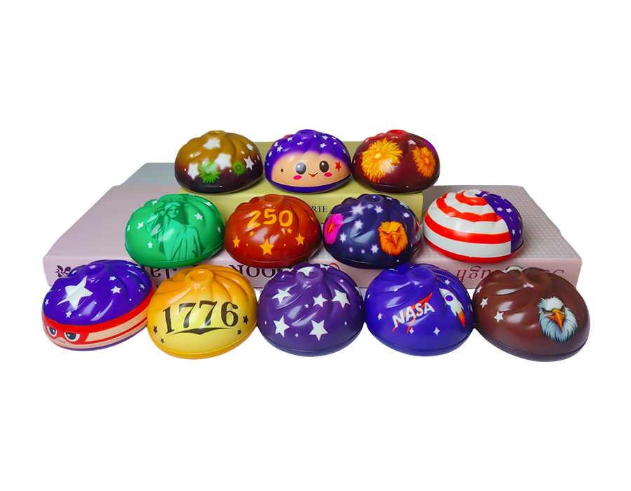 8.5 Gedämpftes Brötchen-Stressspielzeug im amerikanischen Stil 8.5 Gedämpftes Brötchen-Stressspielzeug im amerikanischen Stil