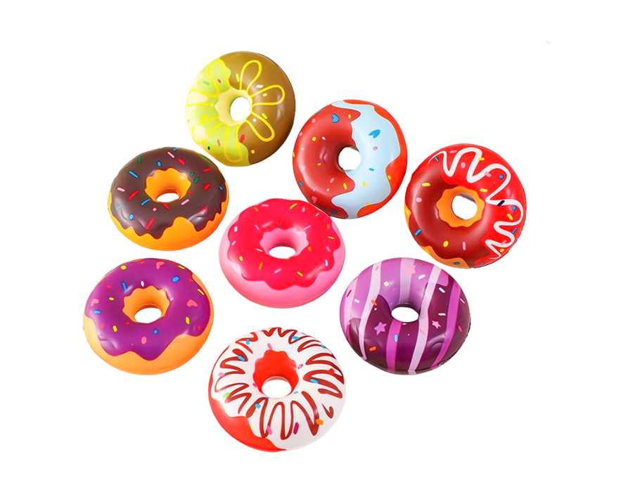 Langsam aufsteigendes Creme-Donuts-Spielzeug
