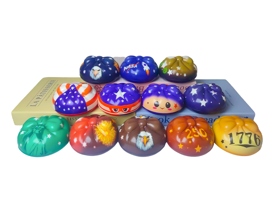 8.5 Gedämpftes Brötchen-Stressspielzeug im amerikanischen Stil