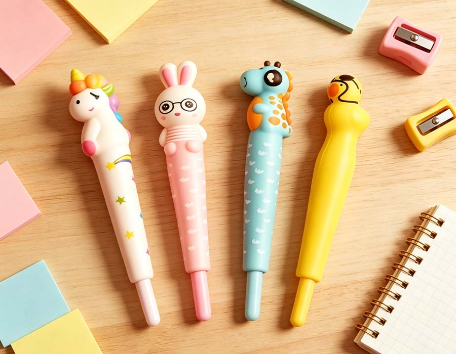 Stressabbaustift in Tierform