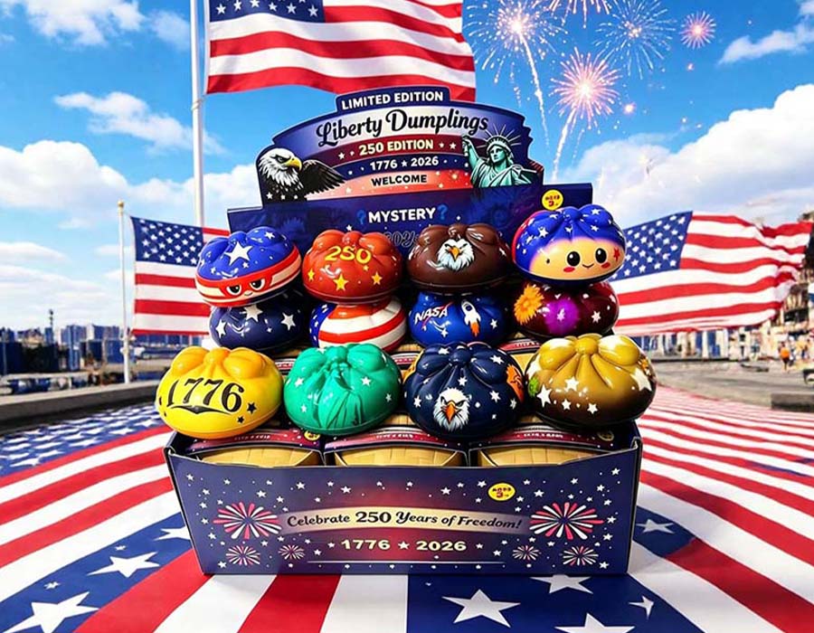 8.5 Gedämpftes Brötchen-Stressspielzeug im amerikanischen Stil